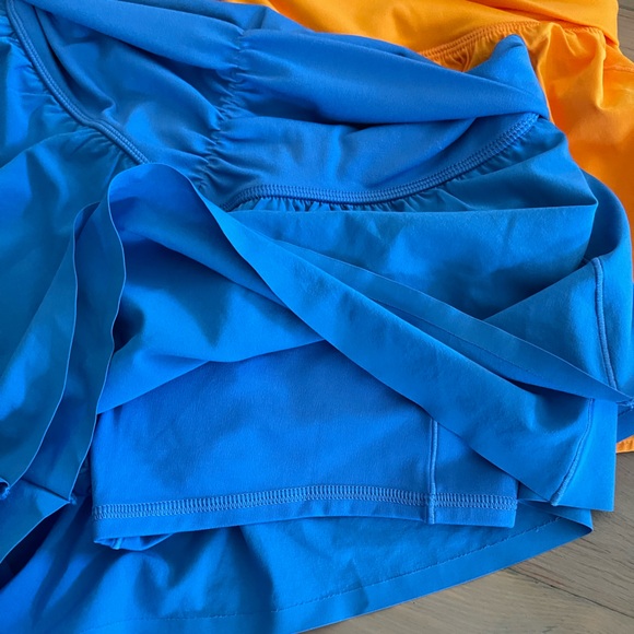 Aerie set of 3 Active Skorts Set - Pink, Blue, Orange size M - Picture 6 of 7